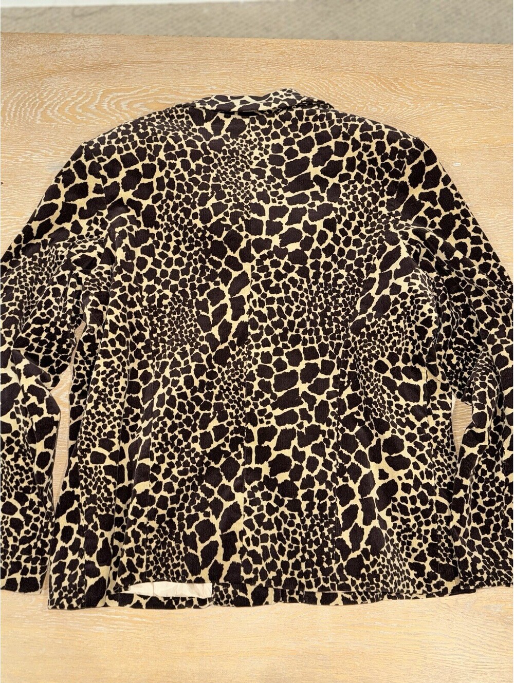 Susan Graver Blazer Jacket Animal Print Women's LARGE - Picture 5 of 5